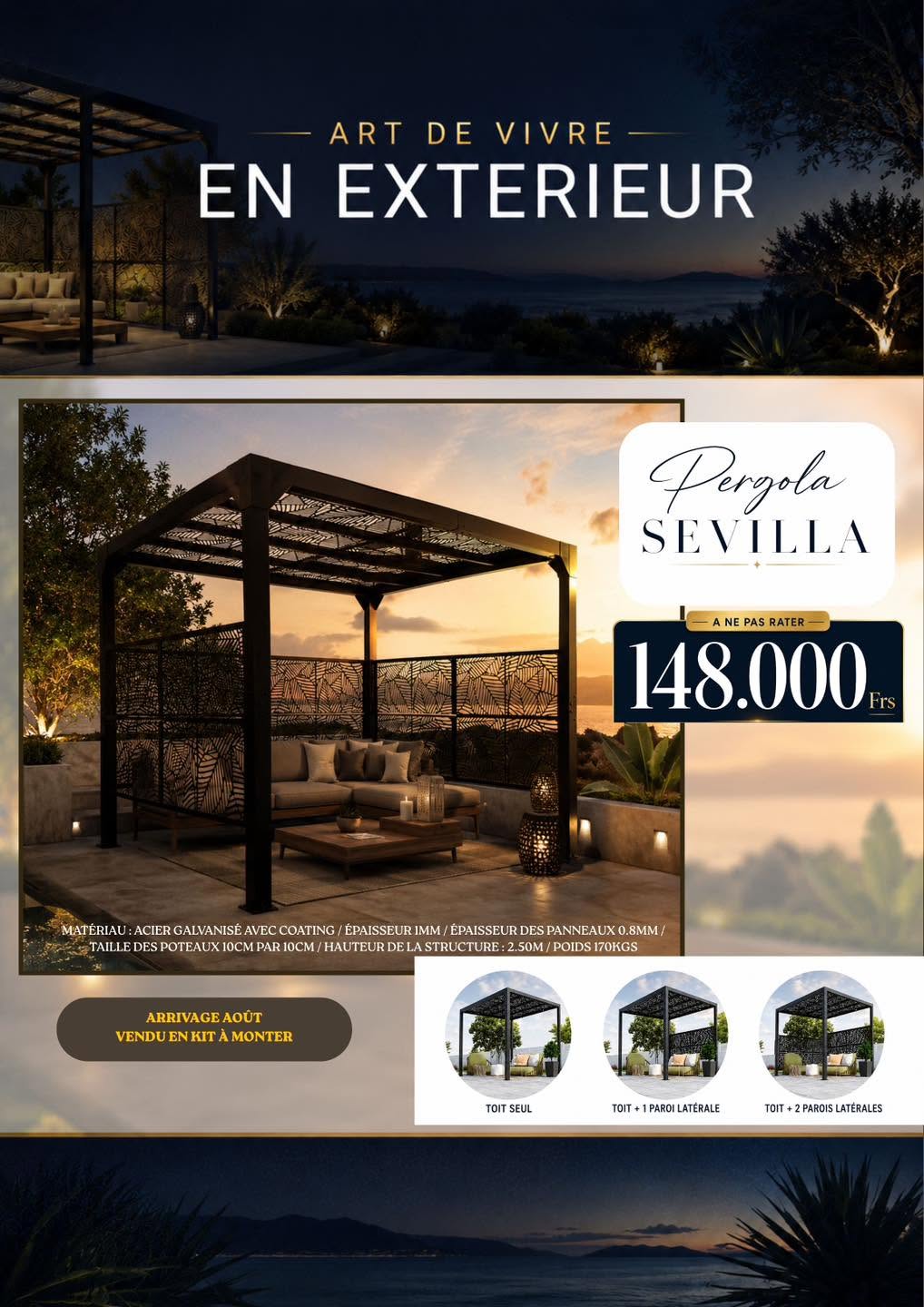 Pergola Sevilla - Été