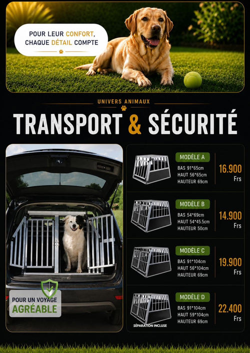 Cage de transport sécurisé véhicule
