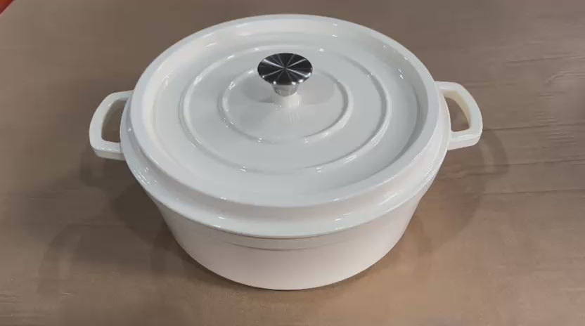 Marmitte en acier émaillé - Diamètre 32cm